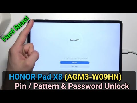 Honor Pad X8 (AGM3-W09HN) Hard Reset | How To soft Reset Honor Pad X8
