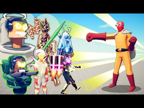EVERY STRONGEST UNITS vs SAITAMA | TABS - Totally Accurate Battle Simulator