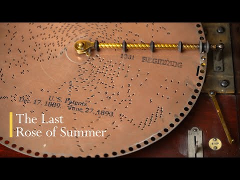 Regina Music Box playing "Last Rose of Summer" by Friedrich von Flotow