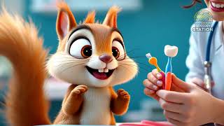 Squeaky goes to the Dentist