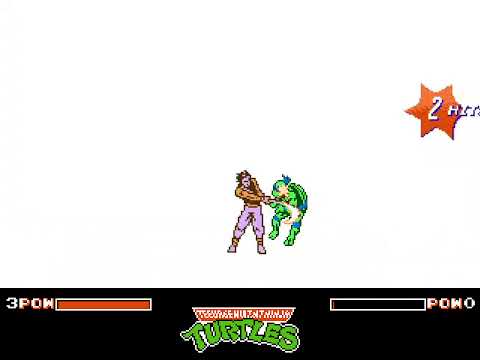 TMNT Tournament Fighters MUGEN Gameplay - Leonardo Arcade Playthrough