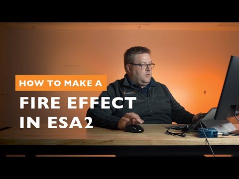 How To Make a Fire Effect in ESA2 [Using the Older Version of Ncolaudi Software]