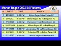 ISL 2023-24: Mohun Bagan Super Giant 2023-24 Schedule & Time Table