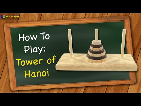How to play Tower of Hanoi - YouTube