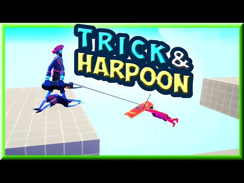 Trick & Harpoon! #1 Jester🃏 and Harpooner vs Every Faction 2v1 + Bonus - TABS MODS GAMEPALAY