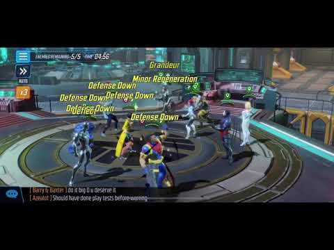 Silver Surfer 115K Punch-Up Vs. Emmarauders (War)