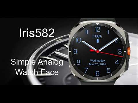 Iris582 Simple Analog Watch