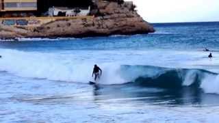 preview picture of video 'Surfers La Cala De Finestrat 05/02/14'