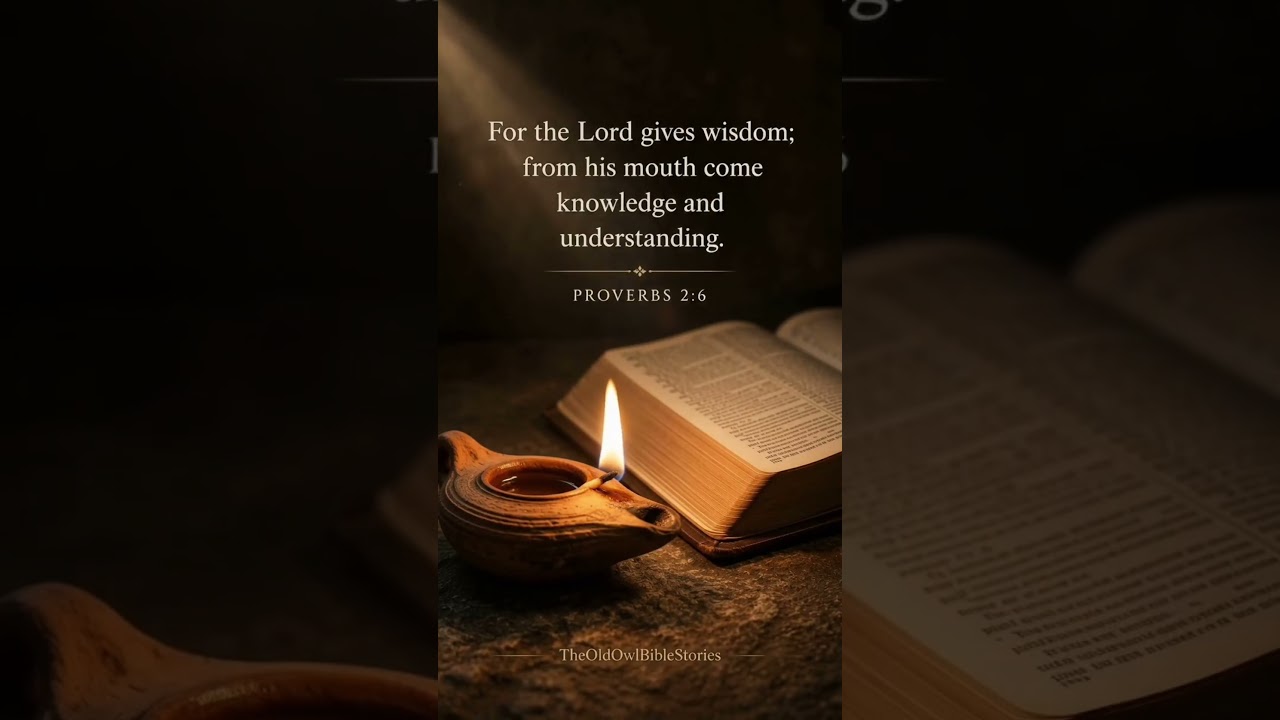 Where Does Wisdom Come From? | Proverbs 2:6 #bibleshorts