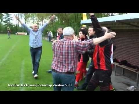 Zwaluw VFC geniet na van kampioenschap