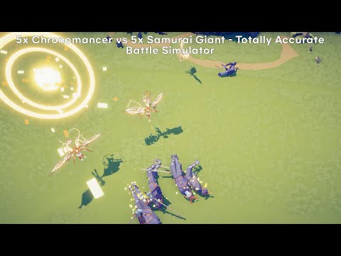 5x Chronomancer vs Every Units or Gods   Totally Accurate Battle Simulator