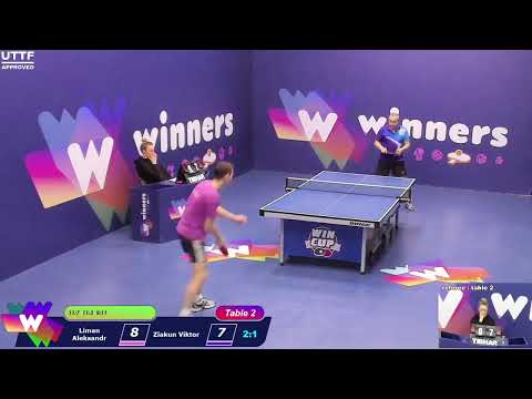 WINners CUP table 2  07.02  Liman Aleksandr - Ziakun Viktor  16:30