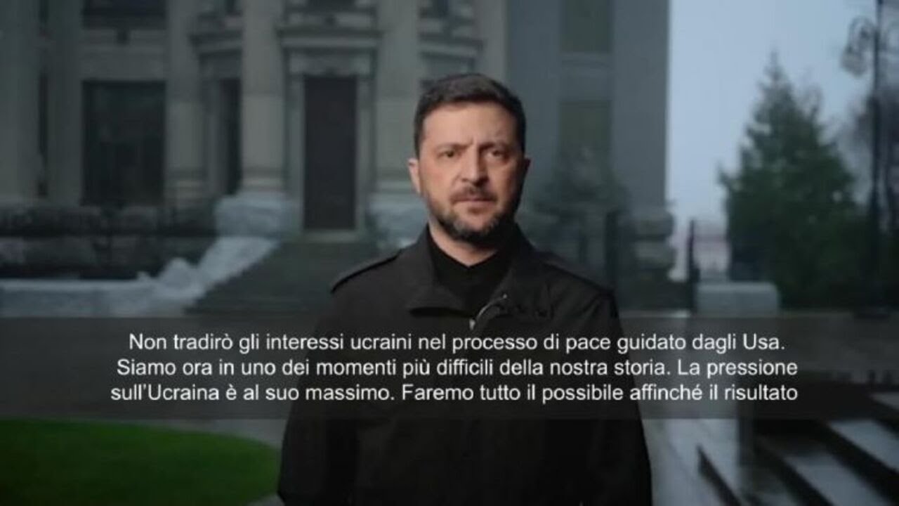 Piano di pace Usa, Zelensky nel discorso agli ucraini: Non tradirò gli interessi nazionali