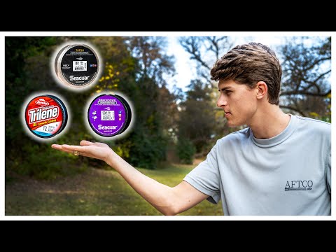 Which Fishing Line Is BEST?? (Monofilament vs. Fluorocarbon vs. Braid)