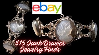 I Purchased A Really Gross, Filthy, Old Costume Jewelry Cameo Bracelet On eBay  -  Let's Unbox It