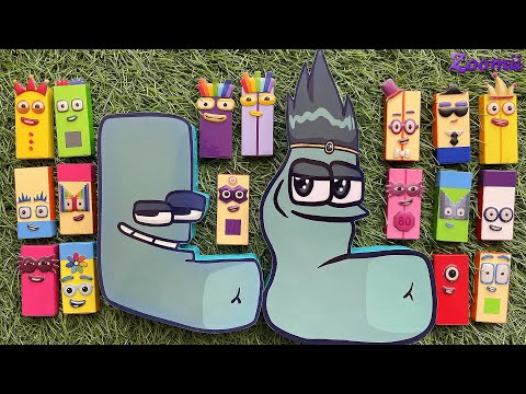 Looking for Numberblocks Alphabet Lore L Mini Dominoes! NEW ASMR - Numberblocks Satisfying Video #87