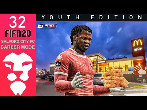 Fifa 20 Youth Academy Career Mode Ep 32 - SOMEONE CALL A CRANE !!! - Salford City - Youth Edition