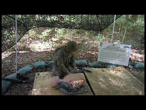 Medical Lane 7 - Treat an open chest wound and tension pneumothorax - EIB Instruction