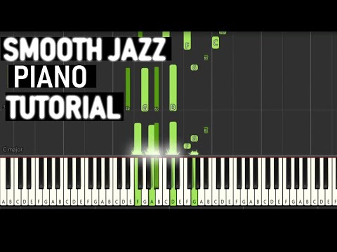 Smooth Jazz piano tutorial with Improvisation in G minor