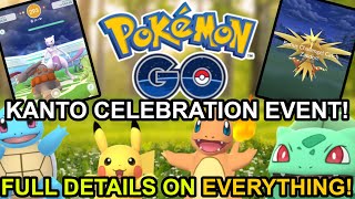 Pokémon Go KANTO CELEBRATION Event 2021 - More Research Chances, Raids & More!