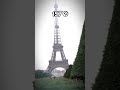 EIFFEL TOWER over the years 🇫🇷 (1887 to 2023) #shorts #viral #geography #history