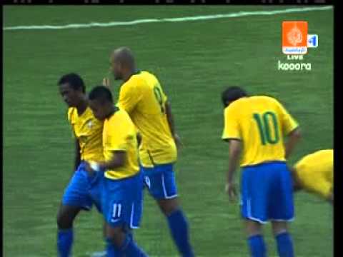 Venezuela Vs Brazil 0-3 Adriano Goal - 2010 World Cup Qualification (CONMEBOL)