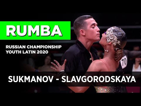 Rumba | Yaroslav Sukmanov - Elizaveta Slavgorodskaya | Russian Championship Youth Latin 2020