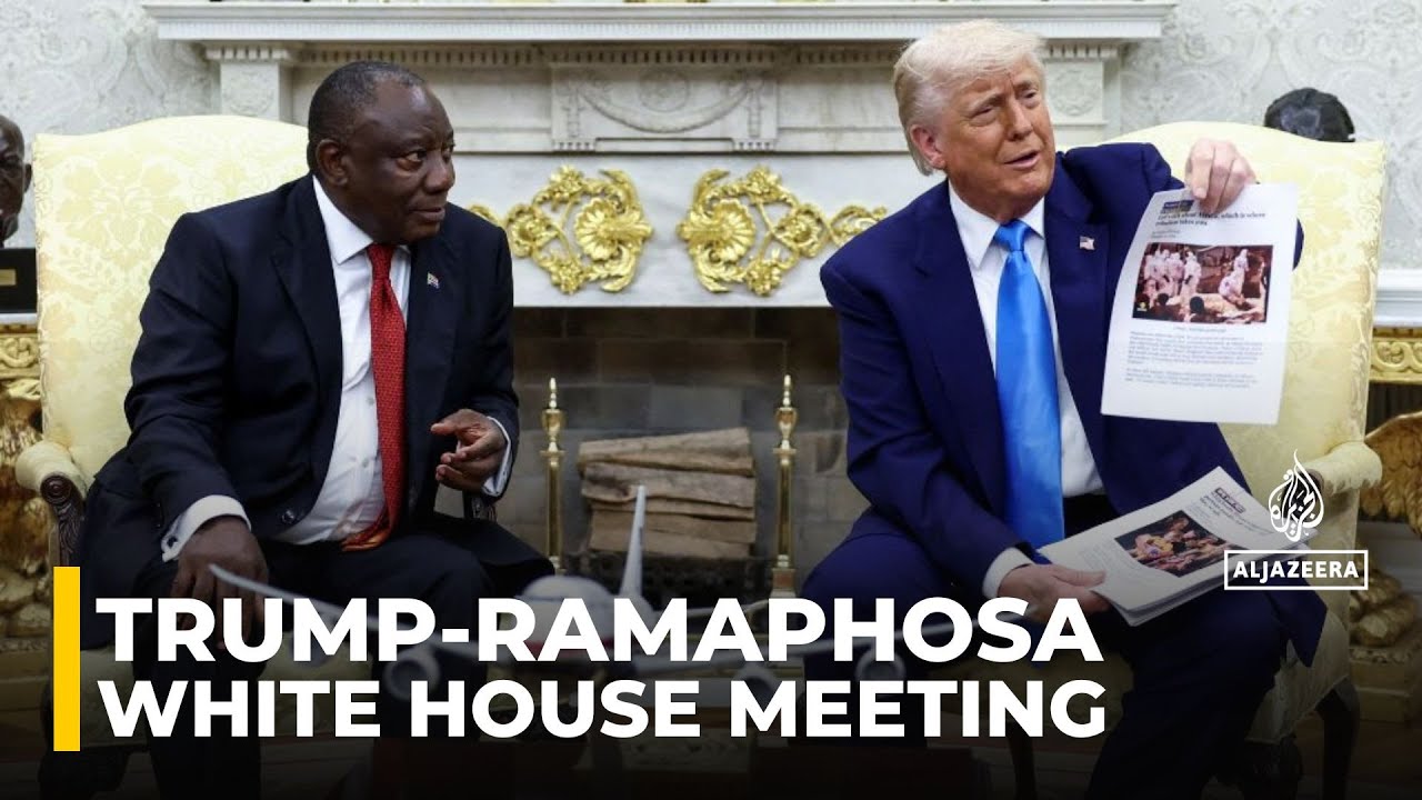 South Africa’s Ramaphosa meets Trump amid Afrikaner ‘Genocide’ claims