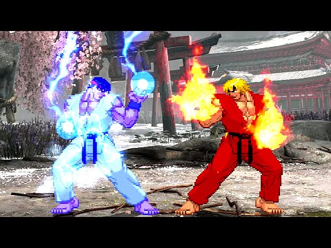 ICE RYU VS FIRE KEN THE GREATEST FIGHT EVER REMAKE!