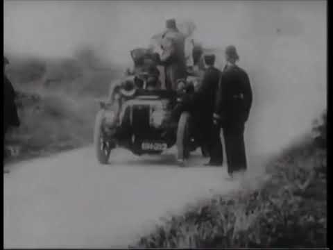 Willie and Tim in the Motor Car