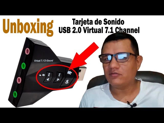 Vídeo relacionado con LEAGY Tarjeta de sonido externa USB 7.1, 8 canales, Caja sonido USB 7.1 canales,Hasta 8 altavoces, Sonido envolvente 3D dinámico,Grabación reproducción simultáneas,Equipo audio analógico digital