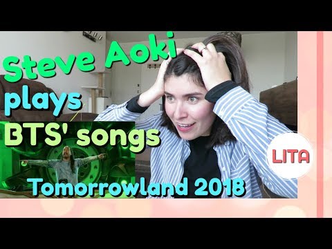 Steve Aoki played BTS songs at Tomorrowland 2018 / REACTION!
