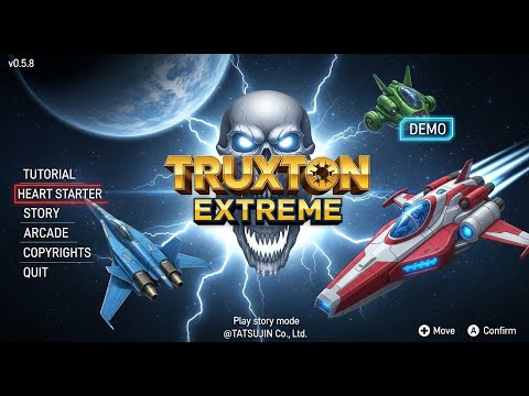 Truxton Extreme (TESTANDO A - Demo) --MODO HISTÓRIA --