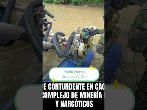 Golpe contundente de las FFMM en Caquetá contra minería ilegal y narcotráfico. #colombia #ejercito