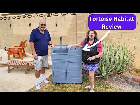 🐢 Wooden Tortoise Habitat with Wheels & Storage | Perfect Indoor & Outdoor Reptile Home! 🏠✨