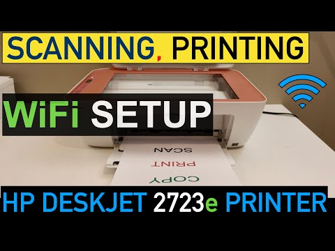 Thumbnail for HP DeskJet 2723e WiFi Setup, Wireless Scanning & Printing Review