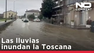Lluvias intensas provocan inundaciones en varios puntos de la Toscana