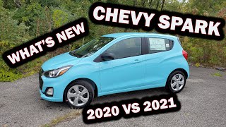 2020 Chevy SPARK vs 2021 Chevy SPARK - 2 BIG DIFFERENCES - Here is what's new!