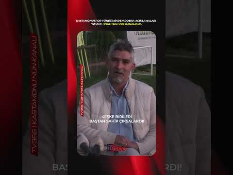 Kastamonuspor Yönetiminden dobra açıklamalar!