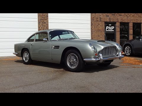 1965 Aston Martin DB5 in Silver Birch Paint & Engine Sound on My Car Story with Lou Costabile