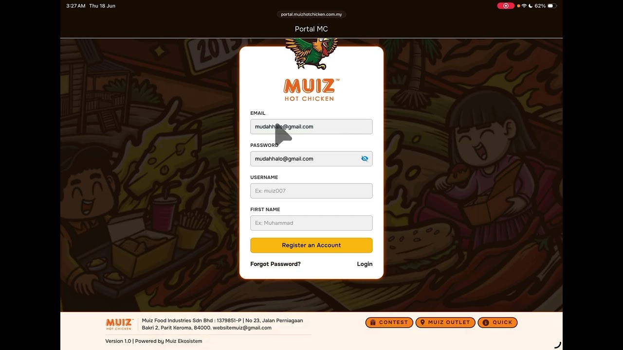 Cara Register Akaun di Portal MHC