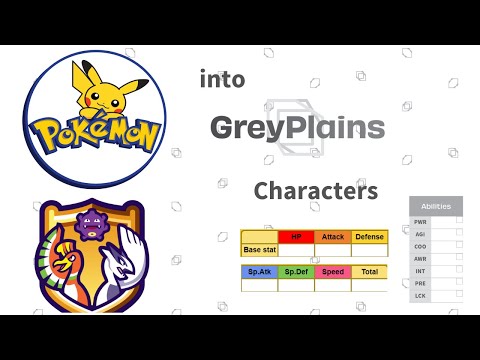 Converting Pokemon into Greyplains Characters