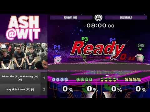Abu + Hindawg vs Jacky + Nox - ASH@WIT #106 Melee Doubles Grand Finals