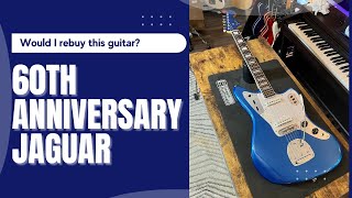 Video thumbnail for Would I rebuy this guitar? Episode 31- Fender 60th Anniversary Jaguar by Audiomo Music