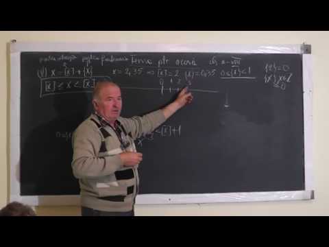 1/2 Lectia 1088 Partea intreaga si partea fractionara a unui numar real Sume termeni prog. Clasa 8