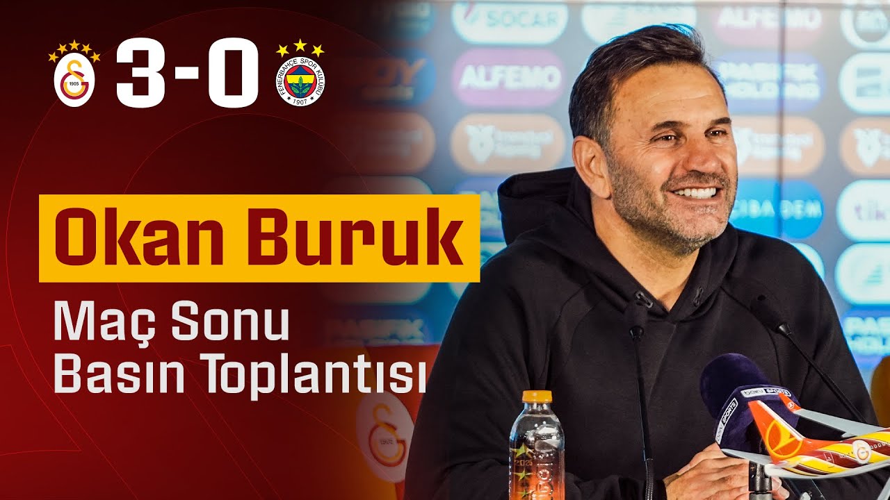🔴 Teknik direktörümüz Okan Buruk’un, maç sonu basın toplantısı #GSvFB