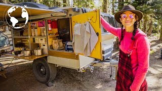 Leaving the Big City to Run a Business out of Converted Military Travel Trailer