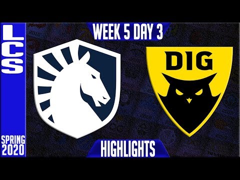 TL vs DIG Highlights | LCS Spring 2020 W5D3 | Team Liquid vs Dignitas