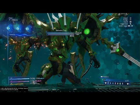 Fantasy VII Crisis Core Reunion - Bahamut Fury (No Damaged,Lv37)