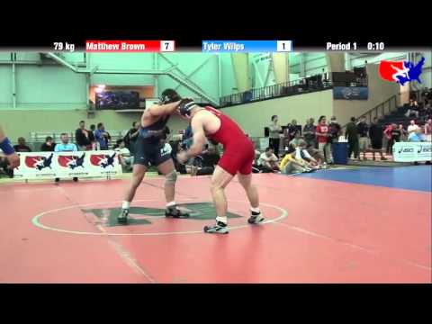 Matthew Brown vs. Tyler Wilps at 2013 ASICS University Nationals - FS